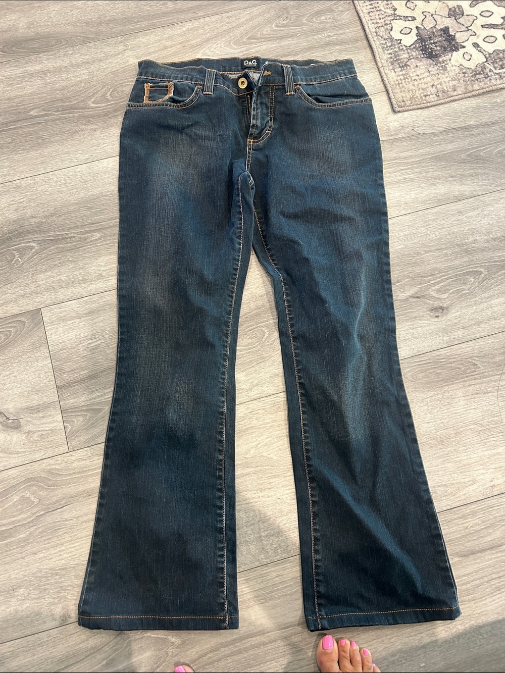 D&G Women’s Dark Blue Flared Jeans